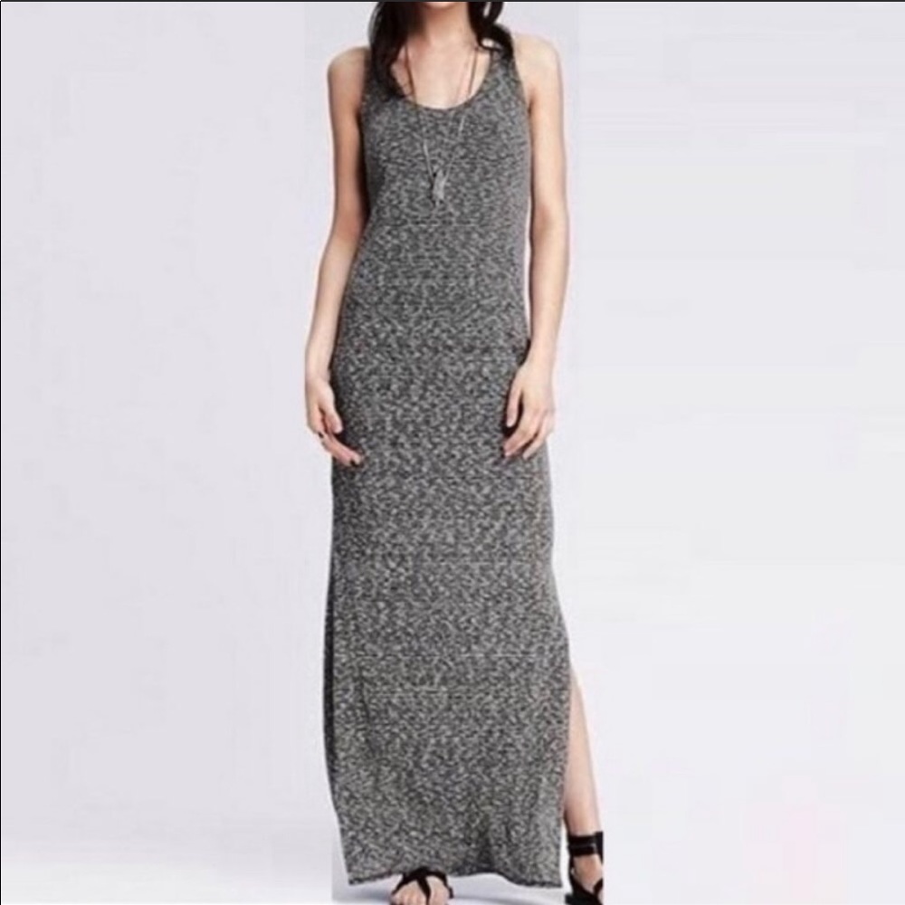 Banana Republic Striped Maxi Dress